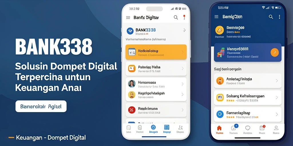 Antarmuka BANK338 yang sederhana dan mudah digunakan.