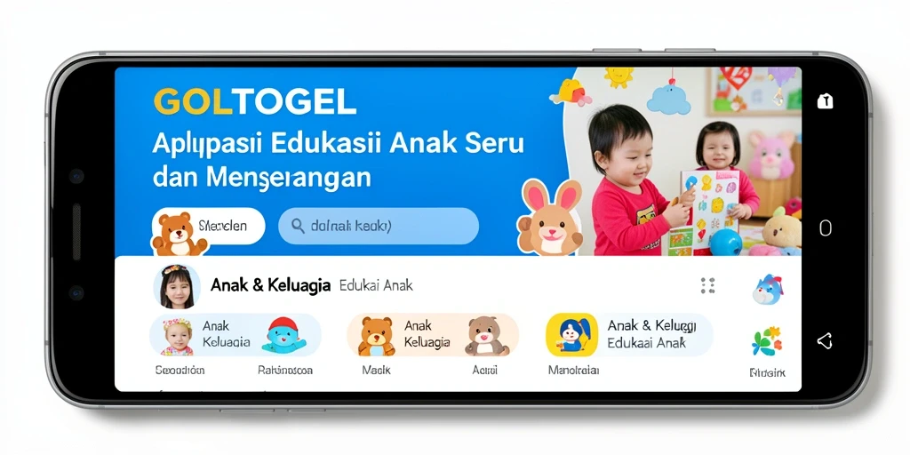 Screenshot antarmuka GOLTOGEL yang ceria dan interaktif.