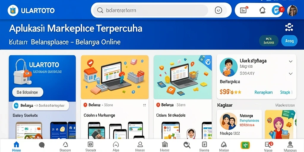 Tampilan antarmuka ULARTOTO yang jelas dan menarik untuk berbelanja.