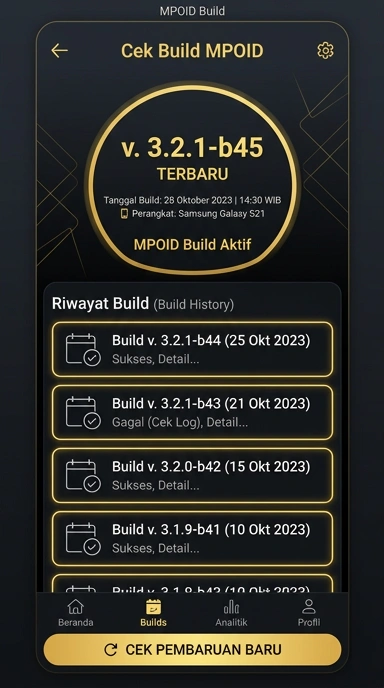 Riwayat Versi mpoid untuk Pengguna Android